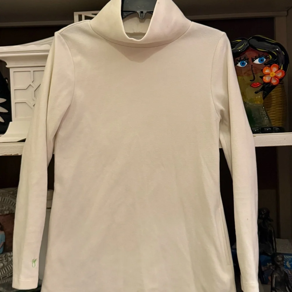 Dudley Stephens Xs Cobble Hill ?  turtleneck Cream vello fleece - Picture 5 of 5